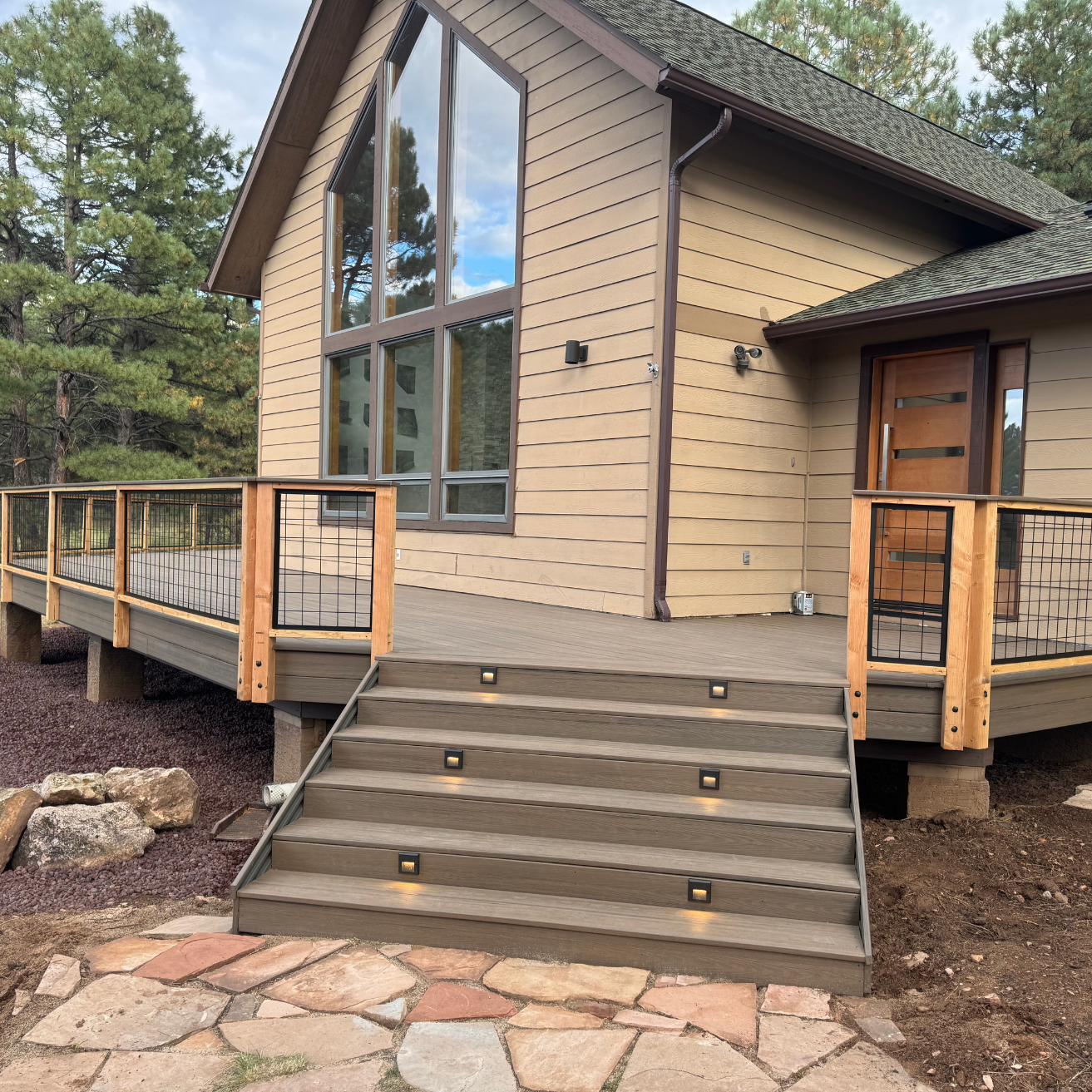 Deck construction in Flagstaff, AZ